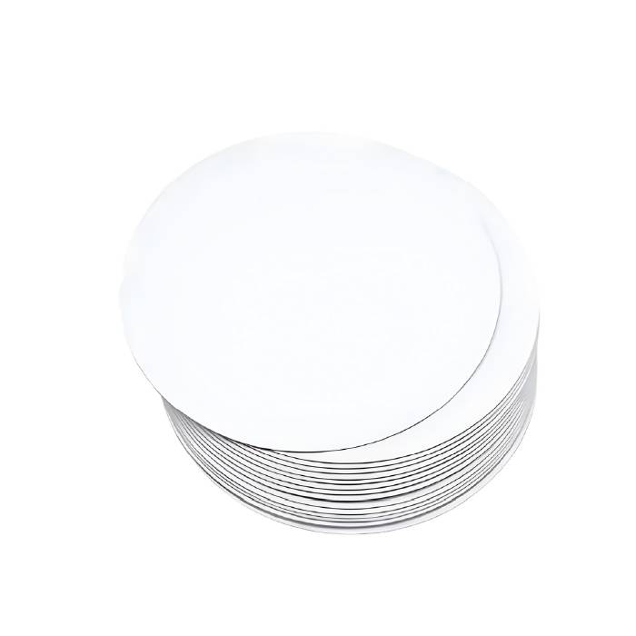 DISCO DE CARTON BLANCO