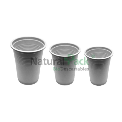 VASOS BIO FECULA DE MAIZ NATURAL PACK