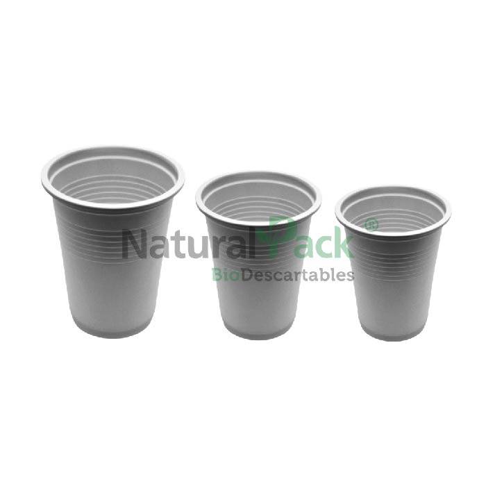 VASOS BIO FECULA DE MAIZ NATURAL PACK