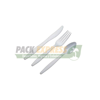 CUBIERTOS PLASTICOS DESCARTABLES