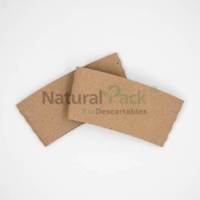 COLLARINES P/ VASOS KRAFT - NATURAL PACK