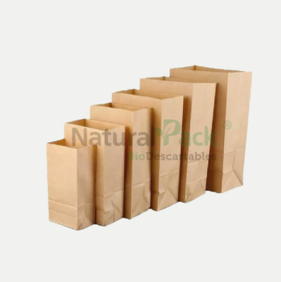 BOLSA DE PAPEL DELIVERY NATURAL PACK