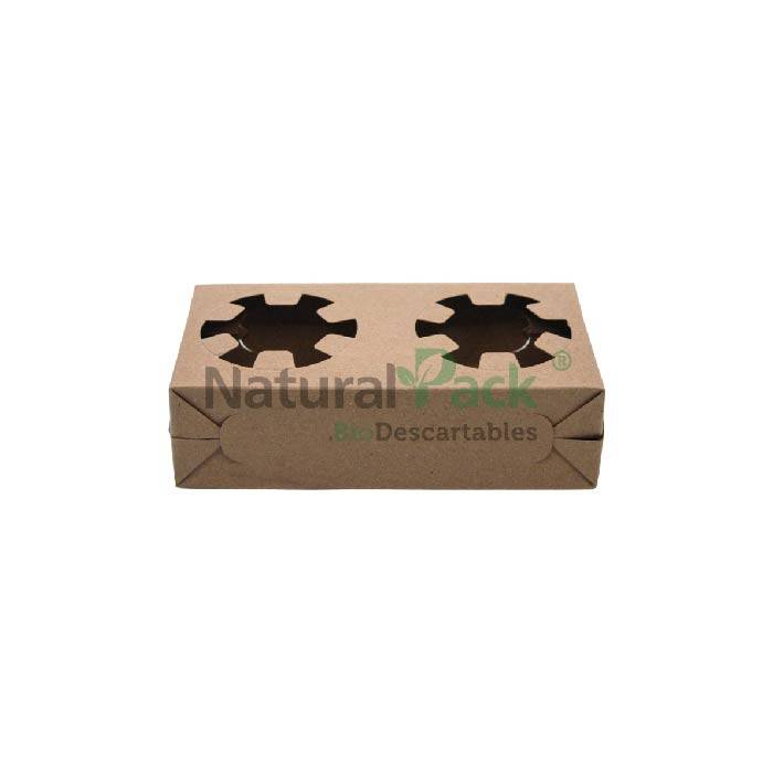 PORTA VASOS ECOLOGICOS KRAFT NATURAL PACK