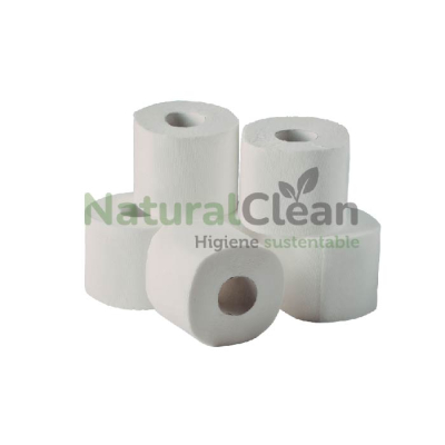 PAPEL HIGIENICO ALTO METRAJE 300 Mts NATURAL CLEAN